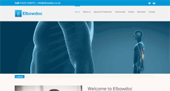 Desktop Screenshot of elbowdoc.co.uk