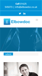 Mobile Screenshot of elbowdoc.co.uk